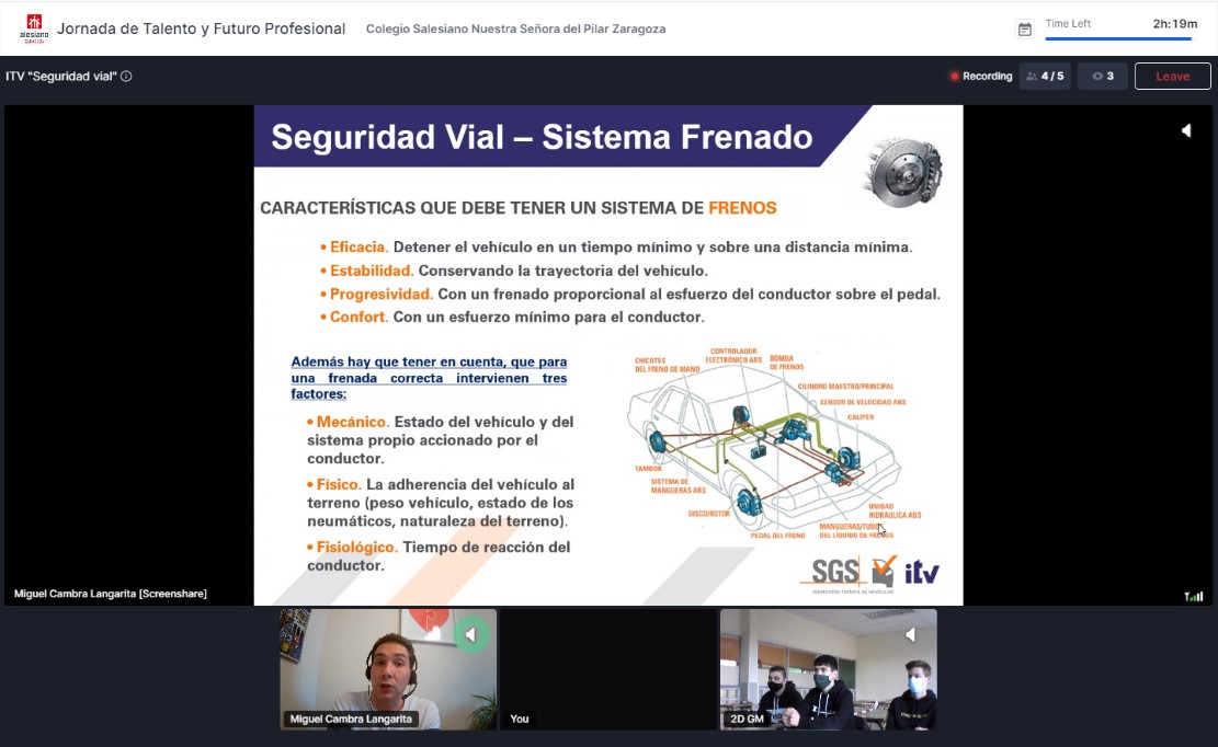 charla seguridad vial sgs itv