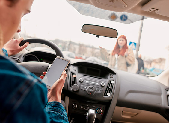 Distracciones al volante