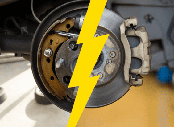 SGS: Diferencias entre los frenos de tambor y los frenos de disco
