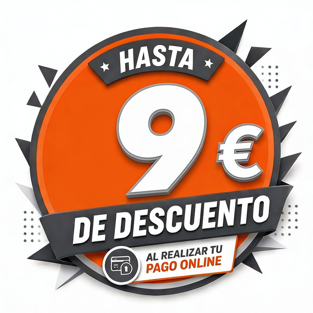 descuento de pago online en villarejo de salvanes de 9€