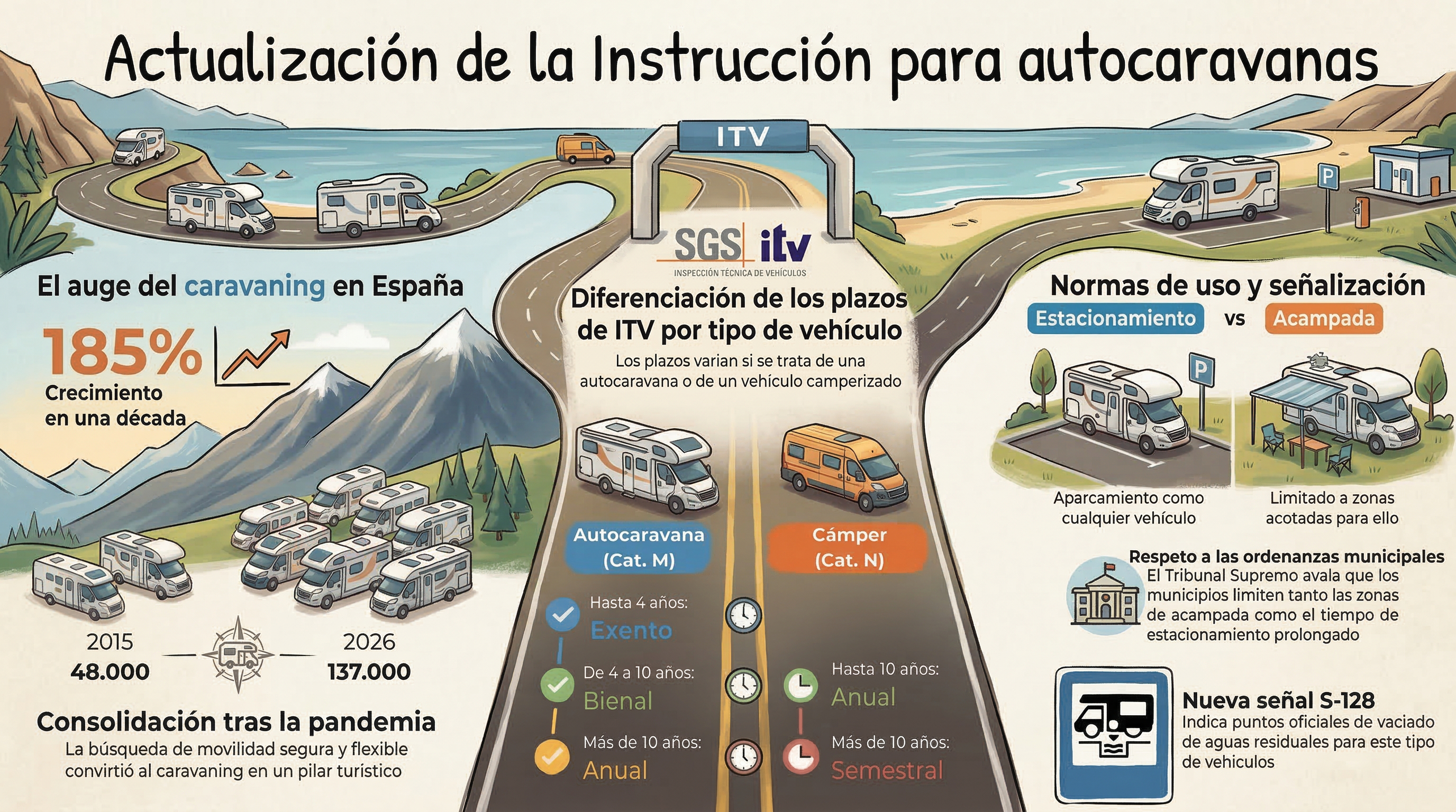 Resumen normativa autocaravanas camper 2026